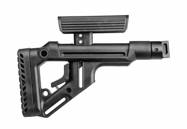 Fab Defense SAIGA Tactical Folding Buttstock with Cheek Piece - UAS-SAIGA