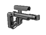 Fab Defense SAIGA Tactical Folding Buttstock with Cheek Piece - UAS-SAIGA