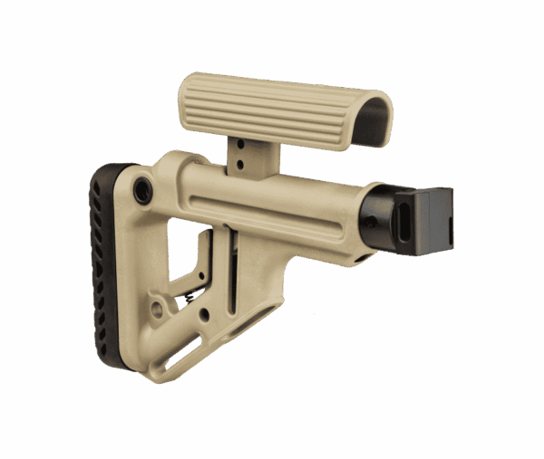 Fab Defense SAIGA Tactical Folding Buttstock with Cheek Piece - UAS-SAIGA