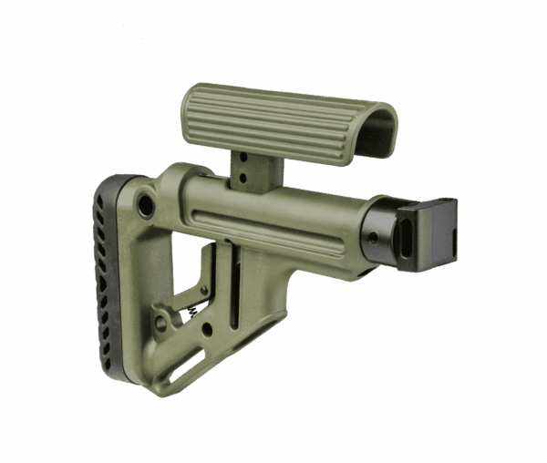 Fab Defense SAIGA Tactical Folding Buttstock with Cheek Piece - UAS-SAIGA