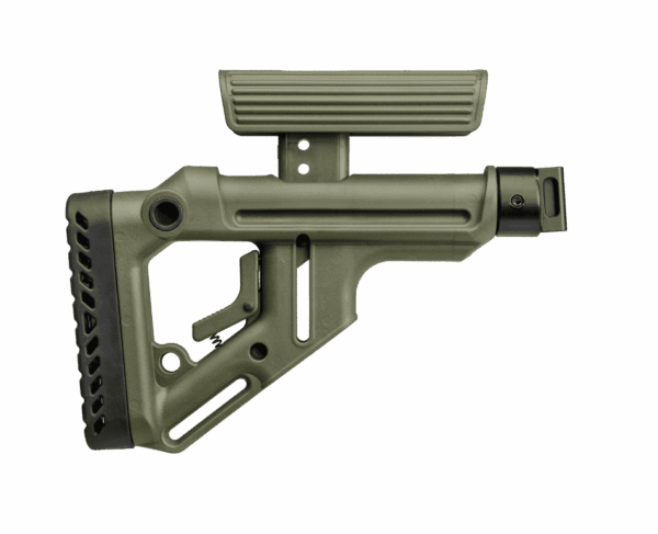 Fab Defense SAIGA Tactical Folding Buttstock with Cheek Piece - UAS-SAIGA