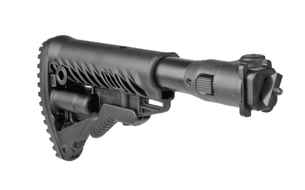 Fab Defense M4 Folding Collapsible Buttstock for Milled AK (Polymer hinge) - M4 AKMIL P