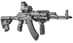 Fab Defense M4 Folding Collapsible Buttstock with Shock Absorber for AKMS (underfolder) - M4-AKMS P SB