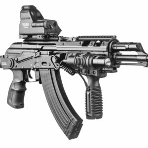 Fab Defense M4 Folding Collapsible Buttstock with Shock Absorber for AKMS (underfolder) - M4-AKMS P SB
