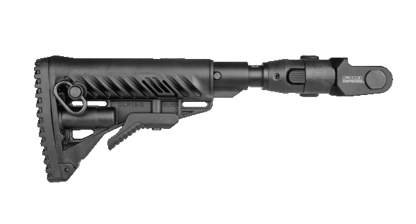 Fab Defense M4 Folding Collapsible Buttstock with Shock Absorber for AKMS (underfolder) - M4-AKMS P SB
