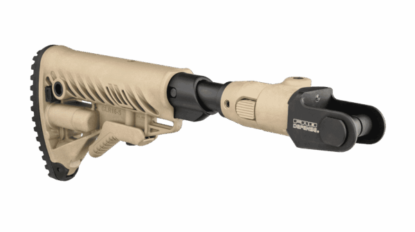 Fab Defense M4 Folding Collapsible Buttstock with Shock Absorber for AKMS (underfolder) - M4-AKMS P SB