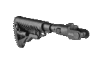 Fab Defense M4 Folding Collapsible Buttstock with Shock Absorber for AKMS (underfolder) - M4-AKMS P SB