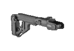 Fab Defense AKMS (underfolder) Tactical Folding Buttstock with Cheek Piece - UAS-AKMS P