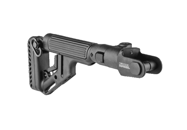 Fab Defense AKMS (underfolder) Tactical Folding Buttstock with Cheek Piece - UAS-AKMS P