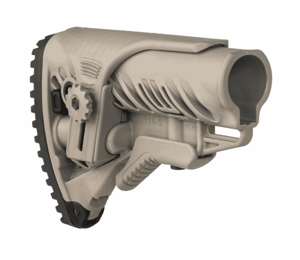 GLR-16 CP Fab Defense Tactical Buttstock with Adjustable Cheek Rest