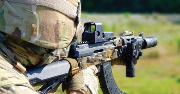 Fab Defense RAPS Stock - Rapid Adjustable Precision Stock with Integrated Cheek Rest and Adjustable Length Of Pull