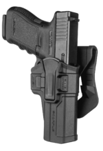 FAB Level 1 Swivel Holster for Glock  20, 21, 29, 30 (Paddle+Belt) (sc-g21sb), Black, Right Hand
