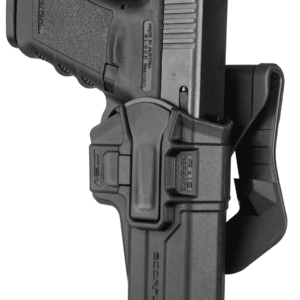 FAB Level 1 Swivel Holster for Glock  20, 21, 29, 30 (Paddle+Belt) (sc-g21sb), Black, Right Hand
