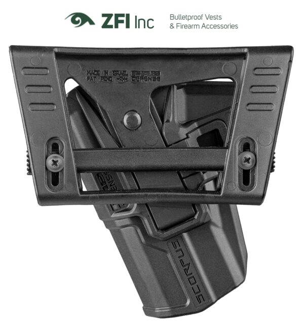M24 Belt G-9 SCORPUS Fab Defense Glock-43 (Single Stack 9mm) Level 1/2 Retention Holster - Slim Fitting Design