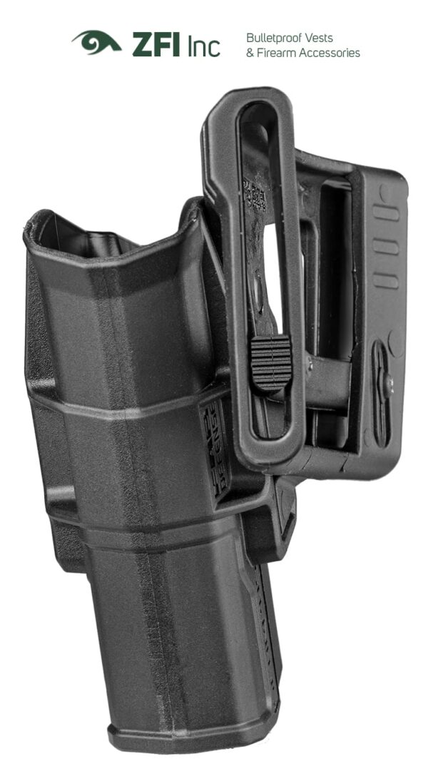 M24 Belt G-9 SCORPUS Fab Defense Glock-43 (Single Stack 9mm) Level 1/2 Retention Holster - Slim Fitting Design