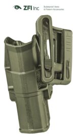 M24 Belt G-9 SCORPUS Fab Defense Glock-43 (Single Stack 9mm) Level 1/2 Retention Holster - Slim Fitting Design