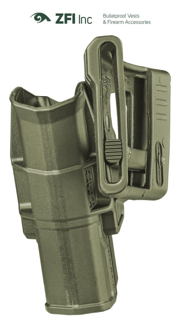 M24 Belt G-9 SCORPUS Fab Defense Glock-43 (Single Stack 9mm) Level 1/2 Retention Holster - Slim Fitting Design