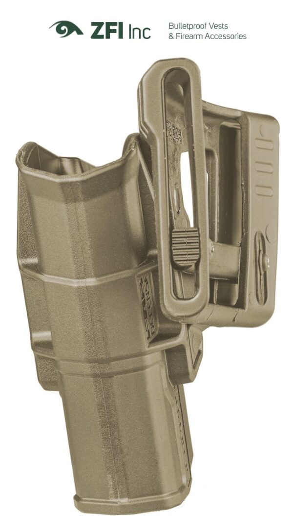 M24 Belt G-9 SCORPUS Fab Defense Glock-43 (Single Stack 9mm) Level 1/2 Retention Holster - Slim Fitting Design
