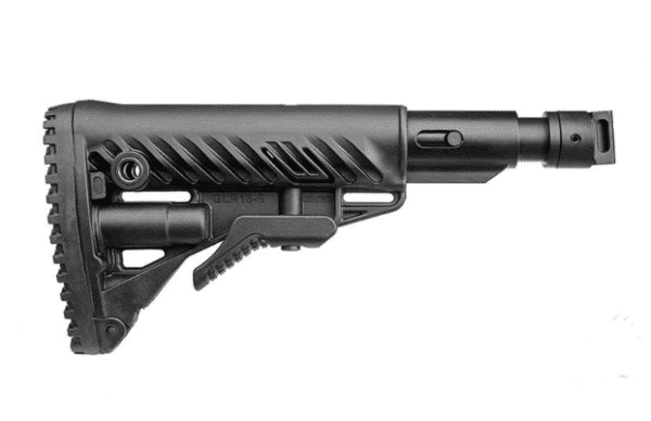Fab Defense M4 Folding Collapsible Buttstock with Shock Absorber for SAIGA (Polymer hinge) - M4-SAIGA P SB