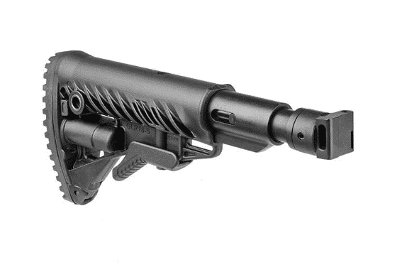Fab Defense M4 Folding Collapsible Buttstock with Shock Absorber for SAIGA (Polymer hinge) - M4-SAIGA P SB