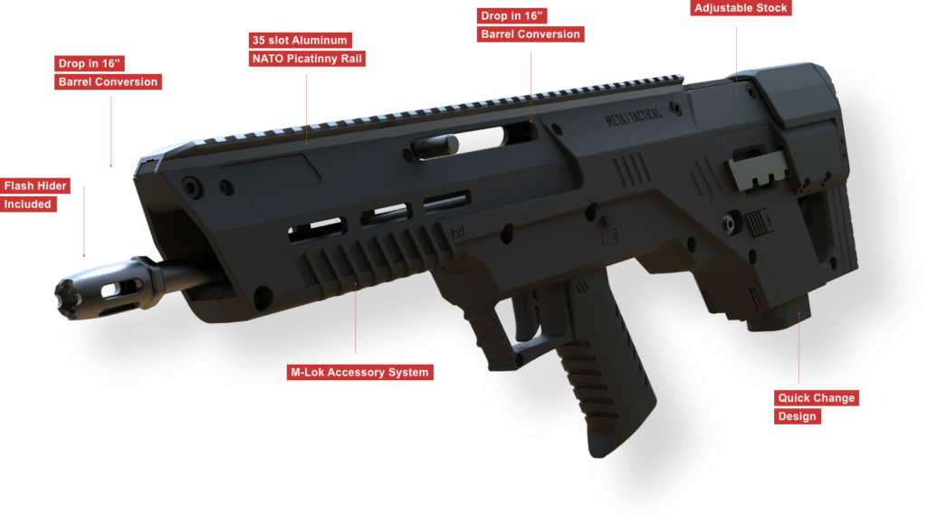 Available Now! - Meta Tactical APEX Series Carbine Conversion Kit Including a 16 Inch barrel 1