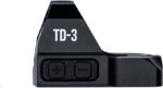 TD-3 Hi Lux Open Reflex Red Dot Sight, Pistol Slide Compatible