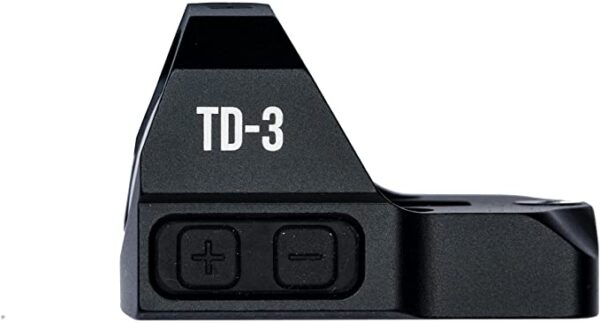 TD-3 Hi Lux Open Reflex Red Dot Sight, Pistol Slide Compatible