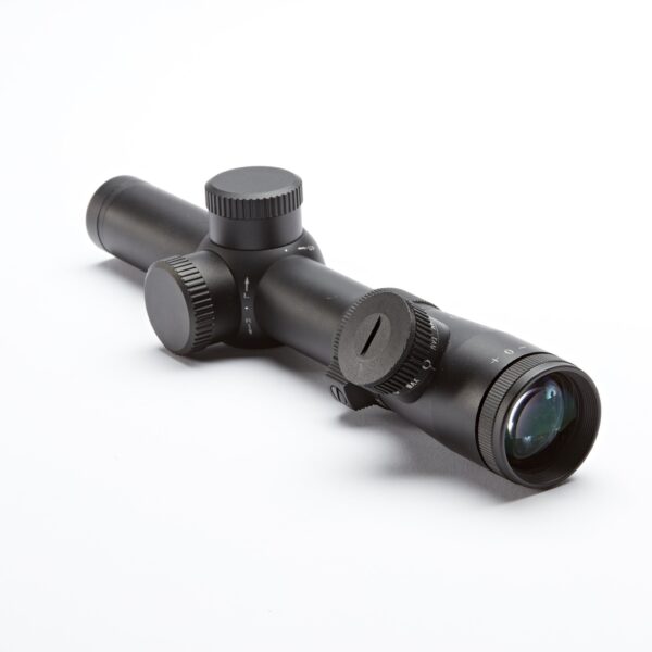 CMR4-556-R Hi-Lux Close to Medium Range 1X-4X Riflescope w/ 1MOA Center Dot & Red Illumination