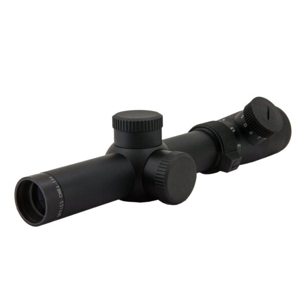 CMR4-556-R Hi-Lux Close to Medium Range 1X-4X Riflescope w/ 1MOA Center Dot & Red Illumination
