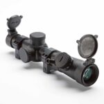 CMR4-556-R Hi-Lux Close to Medium Range 1X-4X Riflescope w/ 1MOA Center Dot & Red Illumination
