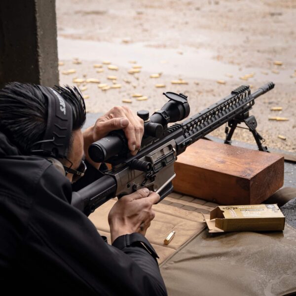 M1000PRO Hi LUX 2X-10X42 ART (Auto Ranging Trajectory) Scope with Green or Red MOA Ranging Reticle