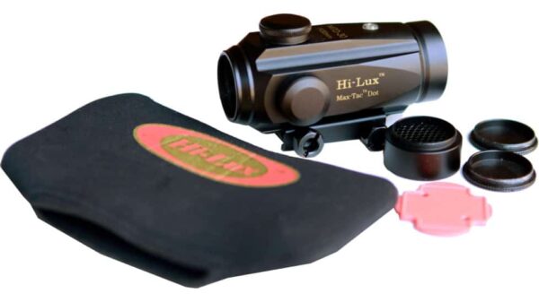 MTD-30 Hi-Lux 1X30mm Max Tac Dot Digital Red Dot Sight w/ Anti-Reflection Device & Screw on Lens Covers