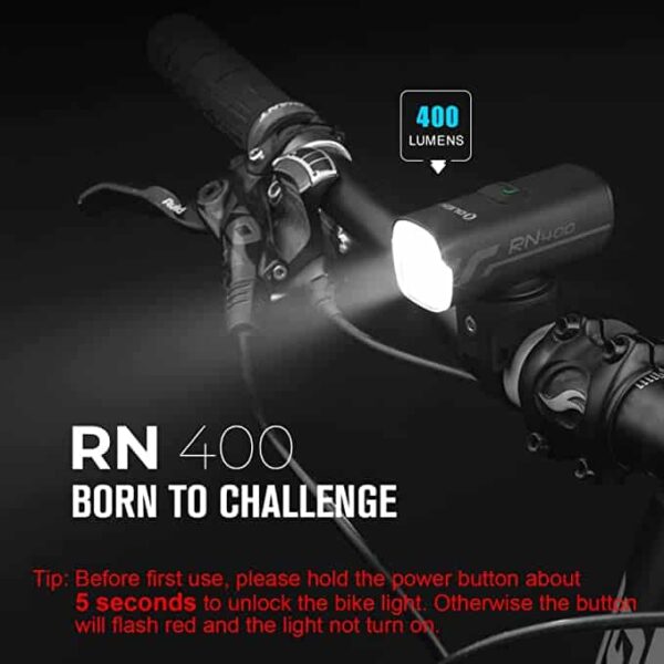 Olight RN 400 LED Bike Lights, 400 Lumens USB Type-C Rechargeable Bike Front Light