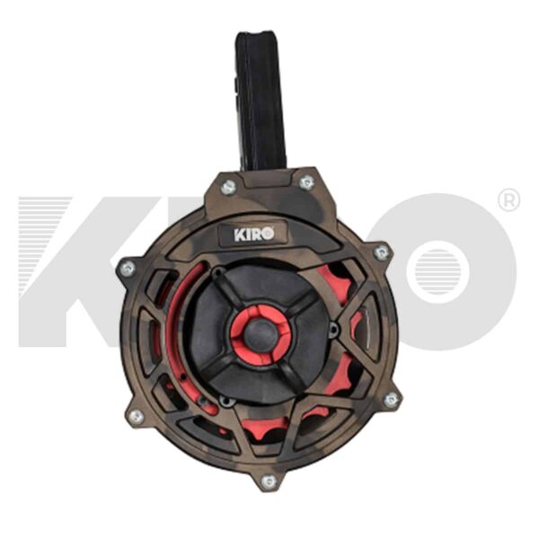 KIRO Skeletor 12 - Rapid Loading 20 Round Drum Magazine for AR12 & 12GA Turkish Style 1919 Shotguns