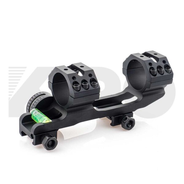 KIRO C301 - Cantilever 30mm / 1 inch Scope Mount with Bubble level and Angle Adapter