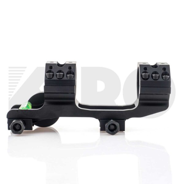 KIRO C301 - Cantilever 30mm / 1 inch Scope Mount with Bubble level and Angle Adapter