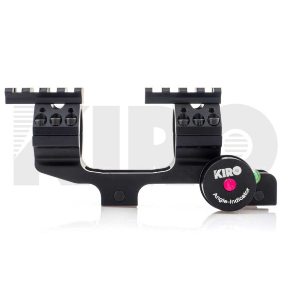 KIRO C301 - Cantilever 30mm / 1 inch Scope Mount with Bubble level and Angle Adapter