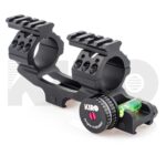 KIRO C301 - Cantilever 30mm / 1 inch Scope Mount with Bubble level and Angle Adapter