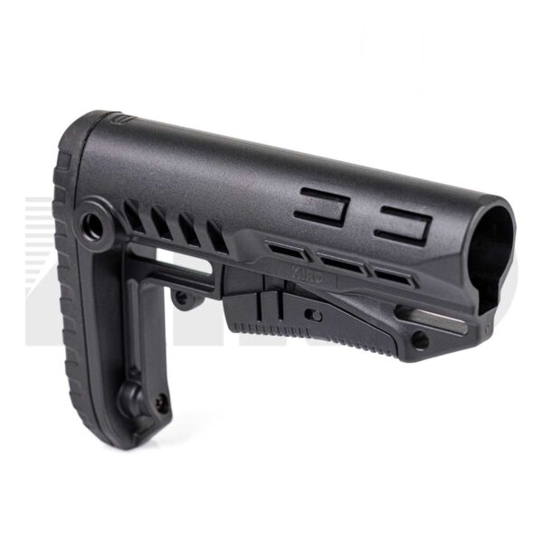 KIRO CRAS - Compact Rapid Adjustment Stock for AR15 with QD Sling Mount (Commercial-Spec / MIL-Spec)