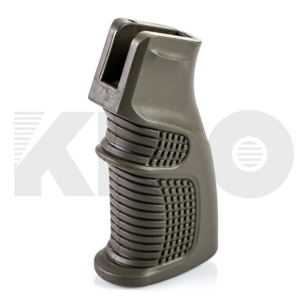 KIRO EBG15 - Ergonomic Battle Grip for AR15 w/ Beavertail & Sealed Compartment