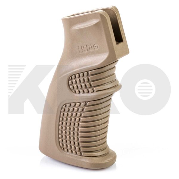 KIRO EBG15 - Ergonomic Battle Grip for AR15 w/ Beavertail & Sealed Compartment