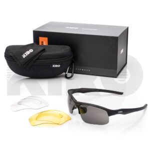 KIRO Eku A - Lightweight Ballistic Rated Tactical Glasses with "Snap on - Snap off" System