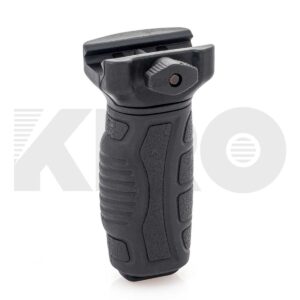 KIRO MRF / MRFM - Minimal Rubberized Foregrip for Picatinny Rail / M-LOK - Black, Picatinny rail