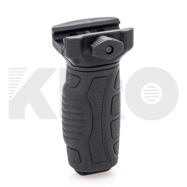 KIRO MRF / MRFM - Minimal Rubberized Foregrip for Picatinny Rail / M-LOK - Black, Picatinny rail