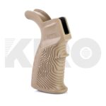 KIRO RBG15 - Rubberized Battle Grip for AR15 with Beavertail & Sealed Compartment